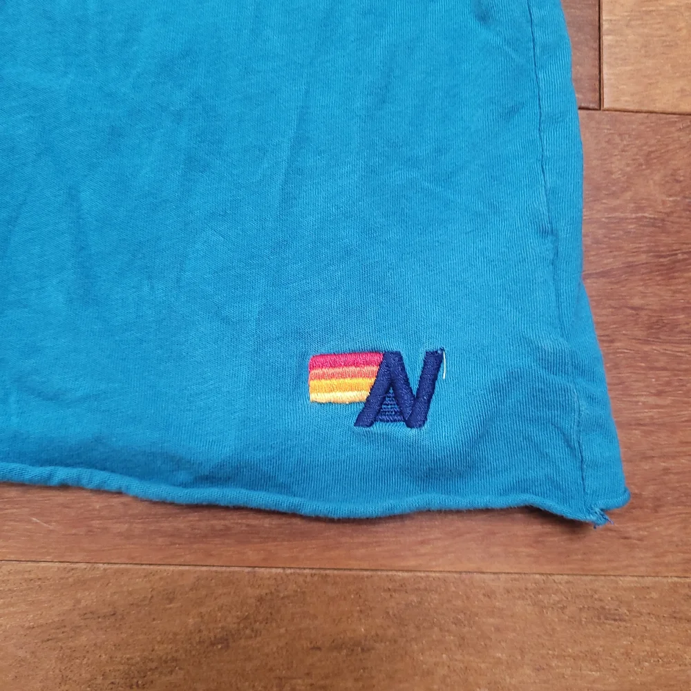 Aviator Nation Shirt Tribe Of Peace Indian Graphic Cropped Boyfriend Distressed - Picture 8 of 13